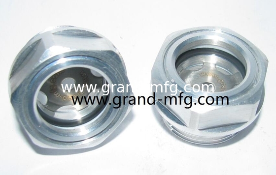 Metric Thread M18 M20 M22 M24 Gas Turbine Aluminum Oil level Indicator Sight Glass Custom Available