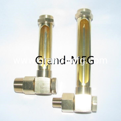 male NPT BSP thread 1/4 INCH brass oil level sight gauge for hydraulic oil containers and Power Transmission