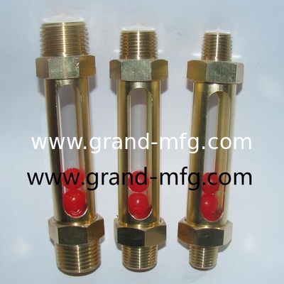 male NPT BSP thread 1/4 INCH brass oil level sight gauge for hydraulic oil containers and Power Transmission