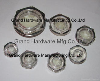 Plastic oil level indicator