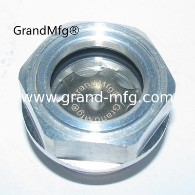 BSP thread G1/2&quot; 3/4&quot; Reducer Blower Aluminum Oil level Indicator Sight Glass Custom Available