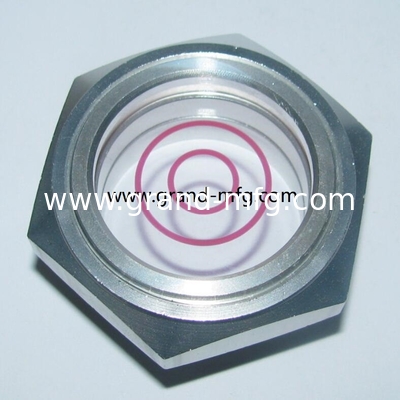 BSP thread G1/2&quot; 3/4&quot; Reducer Blower Aluminum Oil level Indicator Sight Glass Custom Available