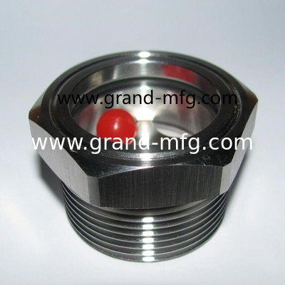 1500PSI NPT 1/4 pressure stainless steel oil sight glasse SS304 100 bar for steamers Stainless Steel Liquid Sight Glass with Different Glass Thicknesses