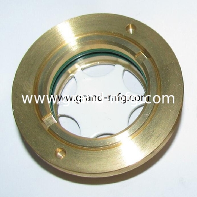 Brass fluid sight glass viewport sight gaug oil level sight window brass fitting peephole for fuel tank of motorcycle