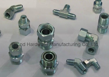 zinc plated OEM steel machined parts,all sizes steel machined parts customized made in China