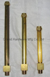 NPT1/4&quot;,BSP(G thread) 1/4&quot;,Metric thread M12*1.5 M14*1.5 M16*1.5 L type brass oil level gauges with galss tube
