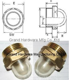 Npt 1/2 inch thread radiator safety sight glass assembly for trucks with domed glass