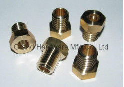precision OEM service CNC  brass turning parts (NPT,BSP,G thread,Metric thread are available)