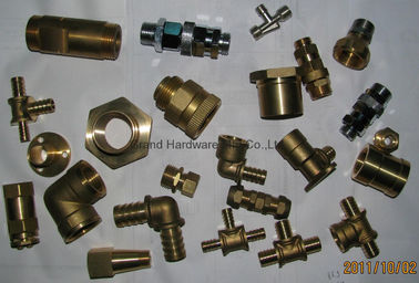 precision OEM service CNC  brass turning parts (NPT,BSP,G thread,Metric thread are available)