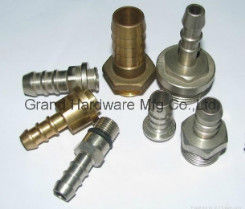 precision OEM service CNC  brass turning parts (NPT,BSP,G thread,Metric thread are available)