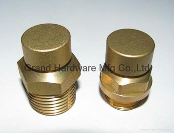 M33X1.5 male metric thread brass breather drain plugs for gearbox hydraulic cylinders breather vent plugs