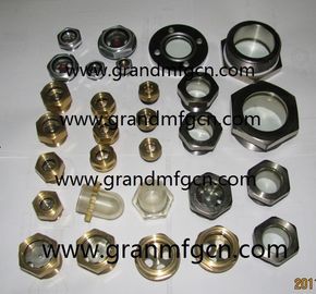 BSP 3/4&quot;male thread Metal Sight Glass steel nickel plated Fused Glass Window Sights for refrigeration equipment