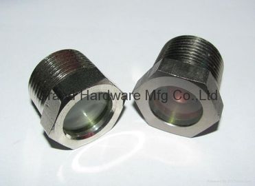 BSP 3/4&quot;male thread Metal Sight Glass steel nickel plated Fused Glass Window Sights for refrigeration equipment
