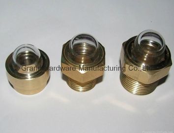 male BSP G thread 1/2&quot;,3/4&quot;,1&quot; Brass Oil Sight Glass(BSP &amp; Metric Thread) with natural glass