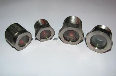 male NPT BSP Metric thread fused steel sight glass,fused sight windows,oil sight glass,China