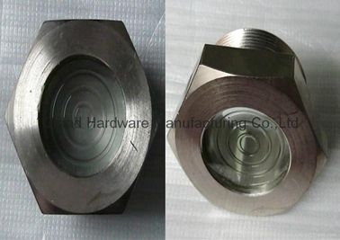 male NPT BSP Metric thread fused steel sight glass,fused sight windows,oil sight glass,China