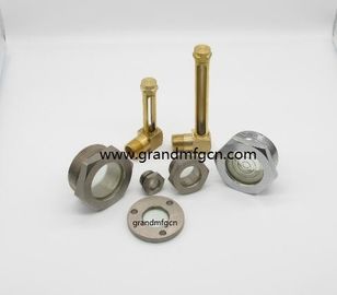 male BSP thread 1-1/4&quot; steel fused sight windows,indicators with natural glass