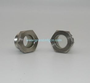 male Metric thread M30x1.5 fused steel sight glass,fused sight windows,oil sight glass,China