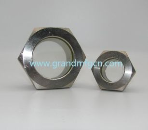 male Metric thread M30x1.5 fused steel sight glass,fused sight windows,oil sight glass,China