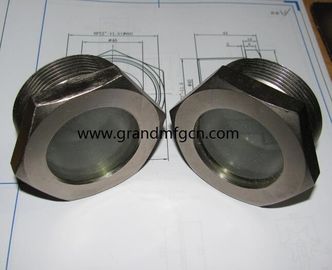 G 1/2 inch carbon steel fused oil level sight glass male BSP thread professional manufacturer and seller