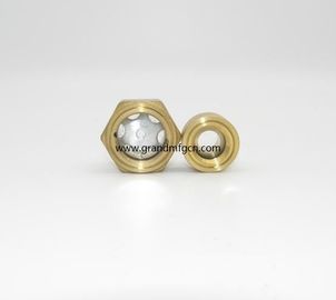 male Metric thread M22x1.5 M27x1.5 M33x1.5 brass oil level sight glass with SS reflector no finishing , China