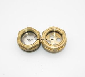 male Metric thread M22x1.5 M27x1.5 M33x1.5 brass oil level sight glass with SS reflector no finishing , China