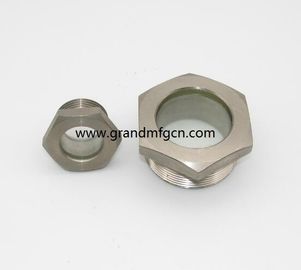 M28x1.5 M36x1.5 refrigeration equipment fused steel sight glass fused sight window oil sight glass manufacturer China
