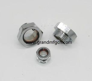 male NPT thread 1&quot; 1 1/4&quot;  1 1/2&quot;  2&quot; carbon steel  peep hole sight glasses nickel plated,OEM and ODM business