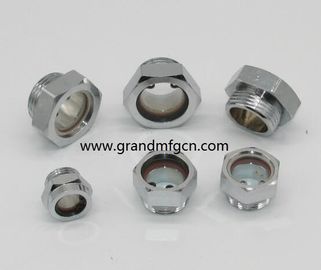 male NPT thread 1&quot; 1 1/4&quot;  1 1/2&quot;  2&quot; carbon steel  peep hole sight glasses nickel plated,OEM and ODM business