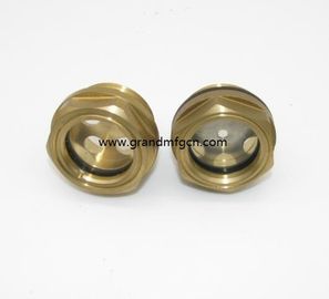 male Metric thread 16x1.5 M18X1.5 M20X1.5 brass oil level sight glass with SS304 reflector no finishing , China