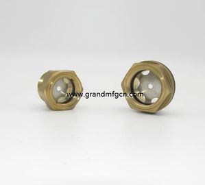 male Metric thread 16x1.5 M18X1.5 M20X1.5 brass oil level sight glass with SS304 reflector no finishing , China