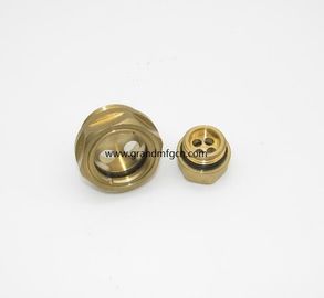 male Metric thread 16x1.5 M18X1.5 M20X1.5 brass oil level sight glass with SS304 reflector no finishing , China