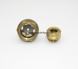 male Metric thread 16x1.5 M18X1.5 M20X1.5 brass oil level sight glass with SS304 reflector no finishing , China