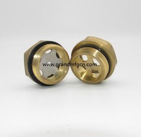 male Metric thread 16x1.5 M18X1.5 M20X1.5 brass oil level sight glass with SS304 reflector no finishing , China