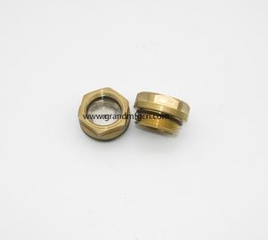 male Metric thread 16x1.5 M18X1.5 M20X1.5 brass oil level sight glass with SS304 reflector no finishing , China