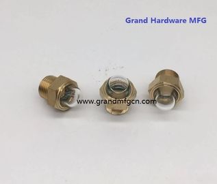 male NPT pipe threads 1/2 inch dome oil level sight glass gauge oil level indicators for truck radiators
