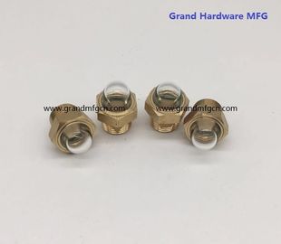 male NPT BSP pipe threads 1/2 inch radiator dome oil level glass sight with natural glass OEM and ODM service