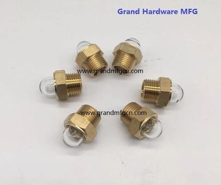 male NPT BSP pipe threads 1/2 inch radiator dome oil level glass sight with natural glass OEM and ODM service