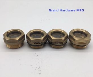 male NPT BSP pipe threads 1/2 inch radiator dome oil level glass sight with natural glass OEM and ODM service