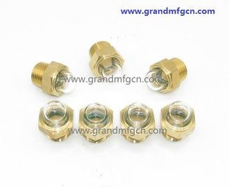 male NPT BSP pipe threads 1/2&quot; dome oil level glass sight with natural glass OEM and ODM service