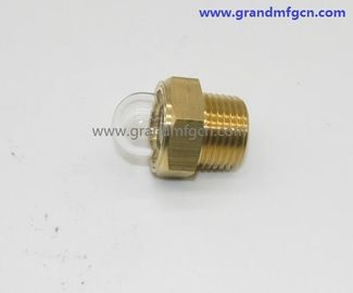 male NPT BSP pipe threads 1/2&quot; dome oil level glass sight with natural glass OEM and ODM service