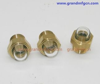 male NPT BSP pipe threads 1/2&quot; dome oil level glass sight with natural glass OEM and ODM service