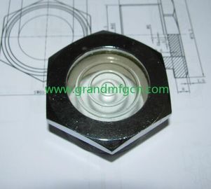 NPT 1/2&quot; BITZER refrigeration fused steel sight glass with red ball fused sight window sight glass manufacturer China