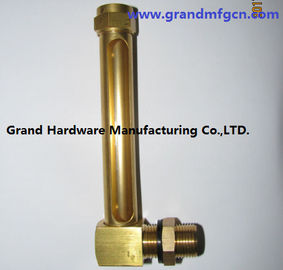 Brass Oil Level Gauges in male NPT,BSP,G thread1/8&quot;,1/4&quot;,3/8&quot;,1/2&quot;3/4&quot;,1&quot;,with quartz glass tube