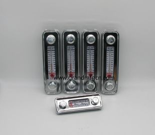 Alloy Aluminum Hydraulic Oil Level Indicator / Gauge With Thermometer level marks for Thin-wall container
