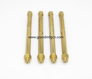 Brass Oil Level Gauges in male NPT,BSP,G thread1/8&quot;,1/4&quot;,3/8&quot;,1/2&quot;3/4&quot;,with quartz glass tube