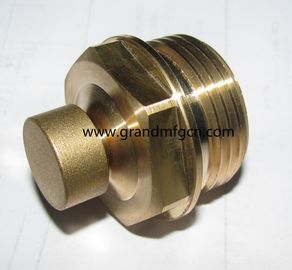 NPT male thread 3/8&quot; 1/2&quot; 3/4&quot; natural brass breather vent plugs,air released plugs,professional manufacturer in China