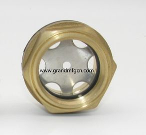Metric thread M14x1.5 M26X1.5 M42X1.5 M48X1.5 brass oil level sight glass with reflector no finishing , China