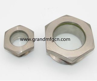 NPT 1&quot; BITZER refrigeration fused steel sight glass with red ball fused sight window sight glass manufacturer China