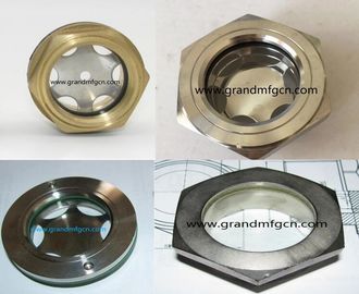 BSP G thread 1/2&quot;,3/4&quot;, 1&quot;, 2&quot;Blower Oil level indicator sight glass professional manufacturer custom available